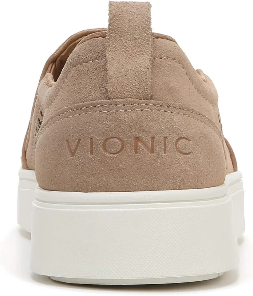 Vionic Women's Sneaker Kimmie Perf- Comfortable Slip Ons That Includes a Built-in Arch Support Insole That Helps Correct Pronation and Alleviate Heel Pain Caused by Plantar Fasciitis