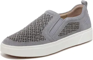 Vionic Women's Sneaker Kimmie Perf- Comfortable Slip Ons That Includes a Built-in Arch Support Insole That Helps Correct Pronation and Alleviate Heel Pain Caused by Plantar Fasciitis