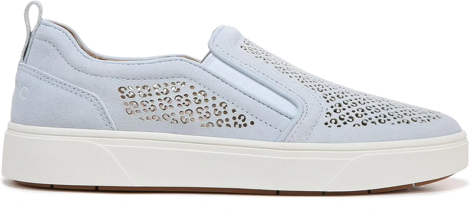 Vionic Women's Sneaker Kimmie Perf- Comfortable Slip Ons That Includes a Built-in Arch Support Insole That Helps Correct Pronation and Alleviate Heel Pain Caused by Plantar Fasciitis
