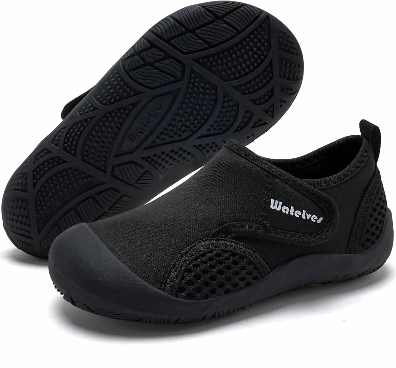 WateLves Wide Toddler Water Shoes Kids Quick Dry Barefoot Shoes Girls Boys Aqua Athletic Sneakers for Beach Hiking Swim Kayak Sport Accessories, Camping Essentials