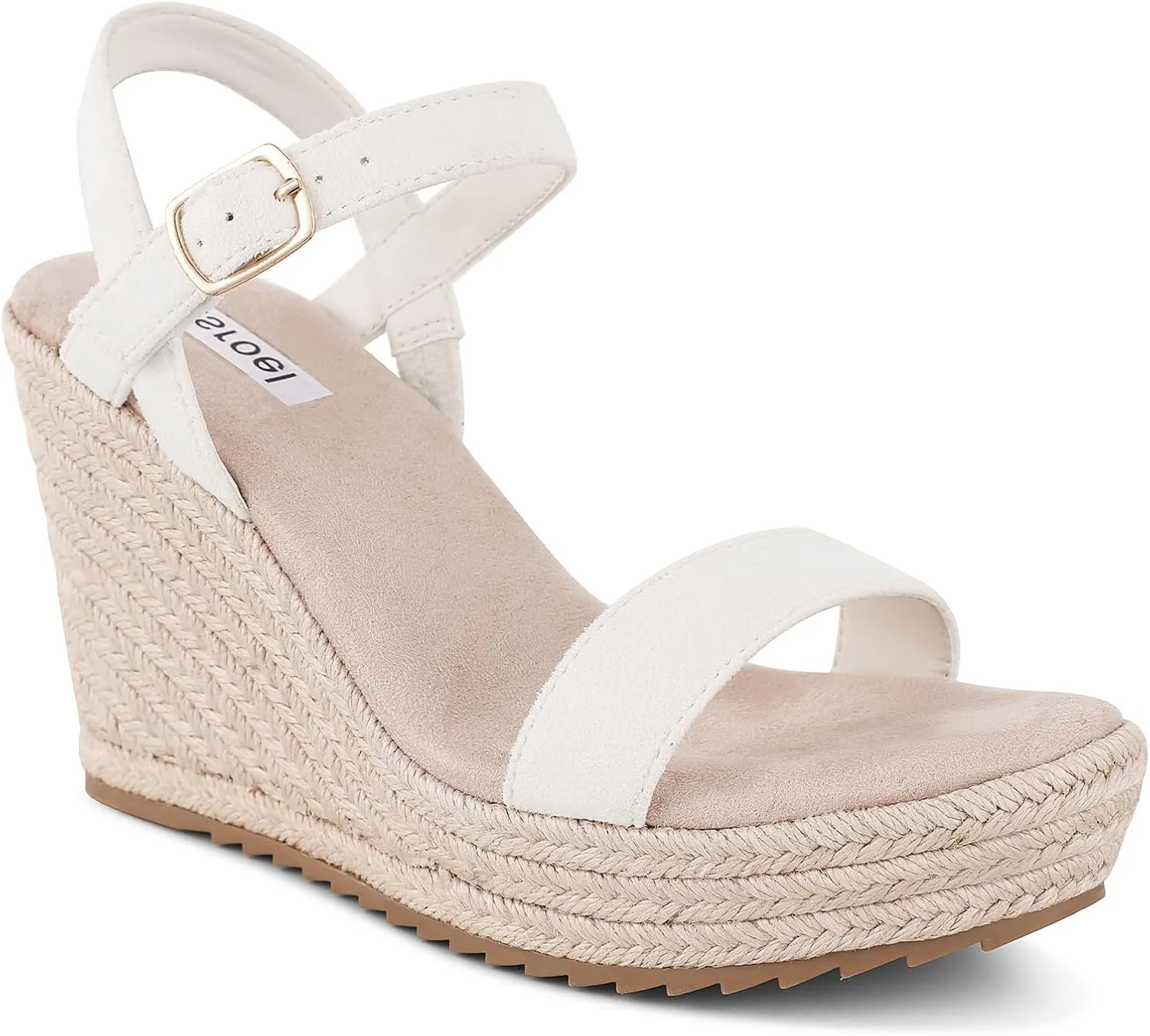 Wedge Sandals for Women-Espadrilles Platform Sandals Ankle Strap Wedges for Women Comfortable Walking Chunky Heel Sandals for Women Dreassy Summer Wedding Cute Shoes