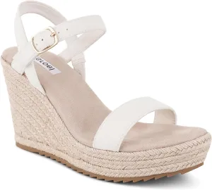 Wedge Sandals for Women-Espadrilles Platform Sandals Ankle Strap Wedges for Women Comfortable Walking Chunky Heel Sandals for Women Dreassy Summer Wedding Cute Shoes