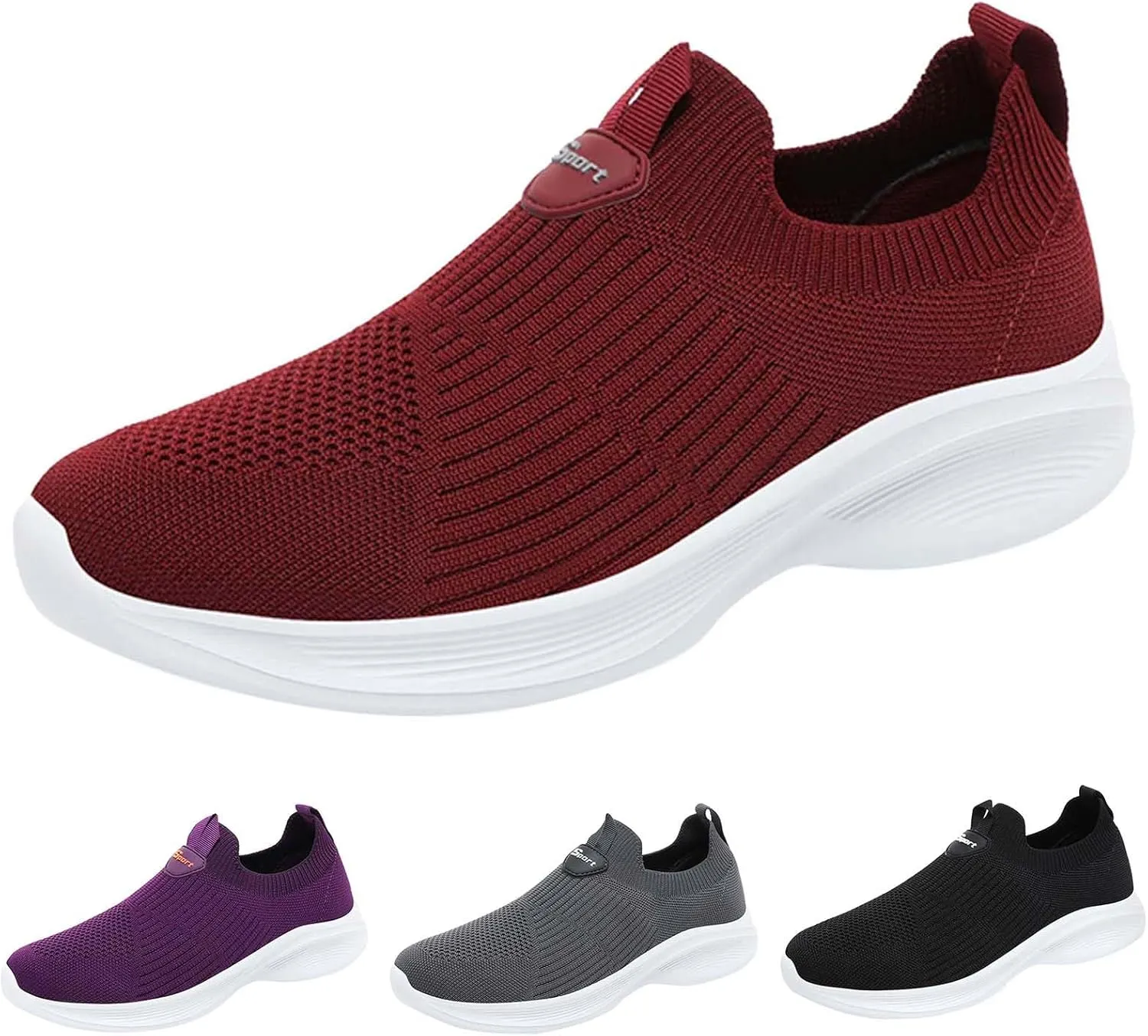 Women Sneakers Seasonal Couple Fashion Simple Solid Color Lightweight Comfortable Flat Sneaker Booties for Women No Heel
