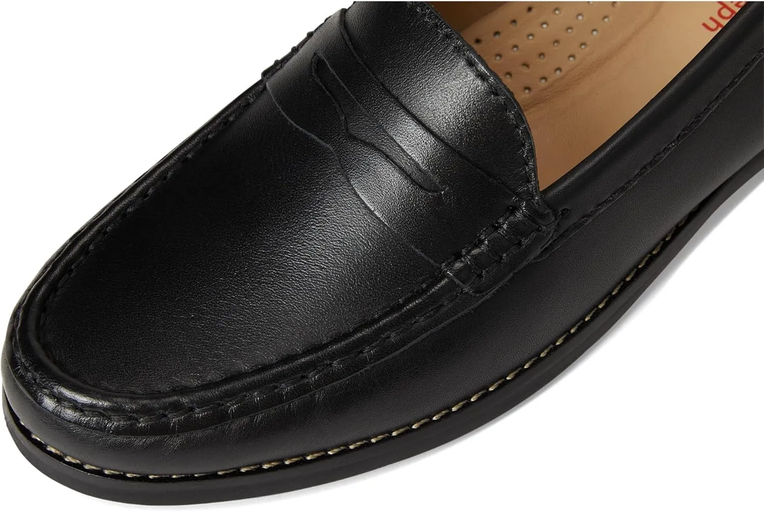 Womens Genuine Leather Comfort Slip on Penny Loafers