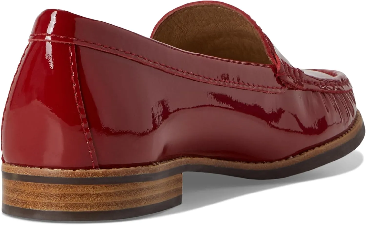 Womens Genuine Leather Comfort Slip on Penny Loafers