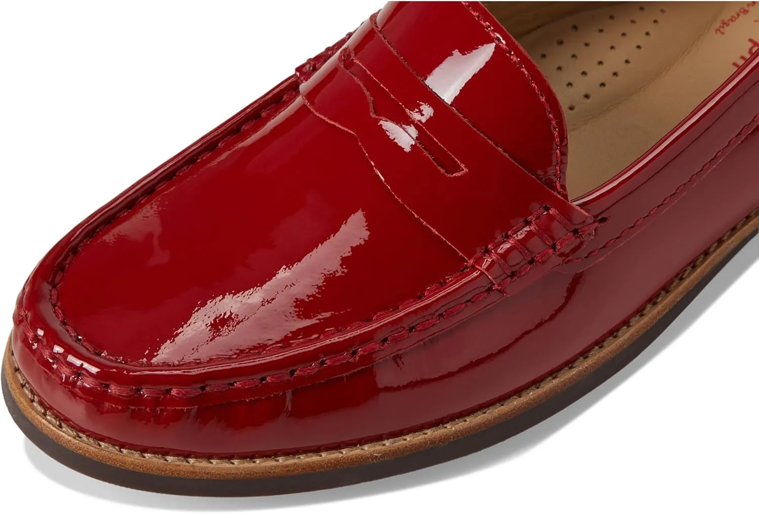 Womens Genuine Leather Comfort Slip on Penny Loafers
