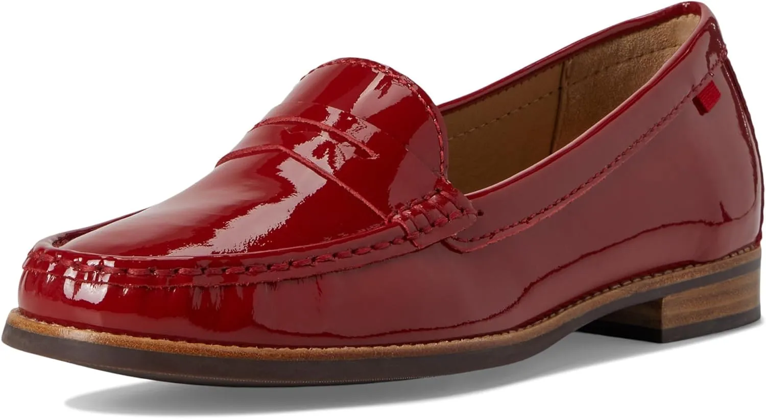 Womens Genuine Leather Comfort Slip on Penny Loafers