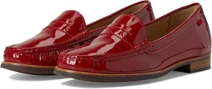 Womens Genuine Leather Comfort Slip on Penny Loafers