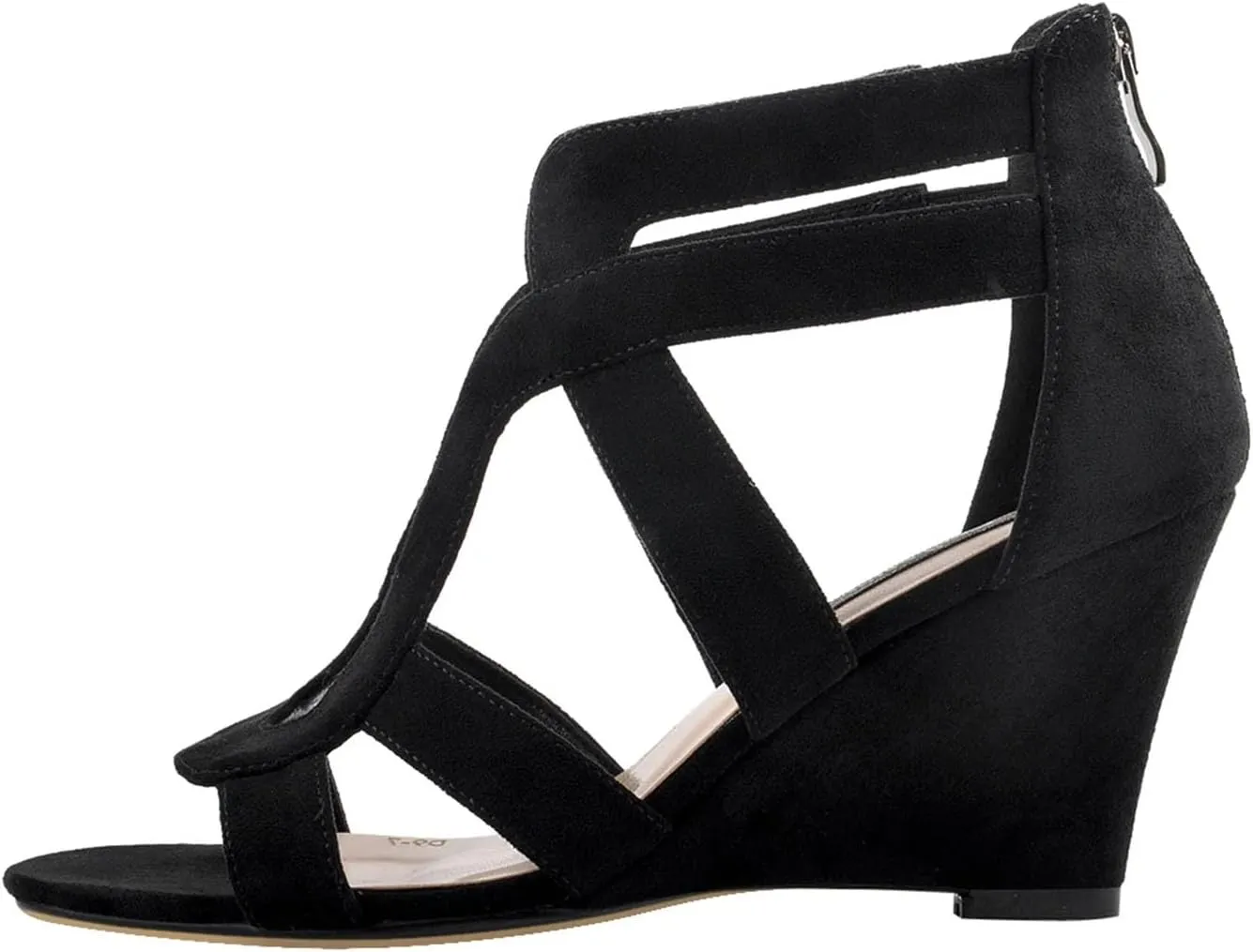 Women's Gladiator Cut-Out Wedge Sandals - Peep Toe Casual Party Shoes