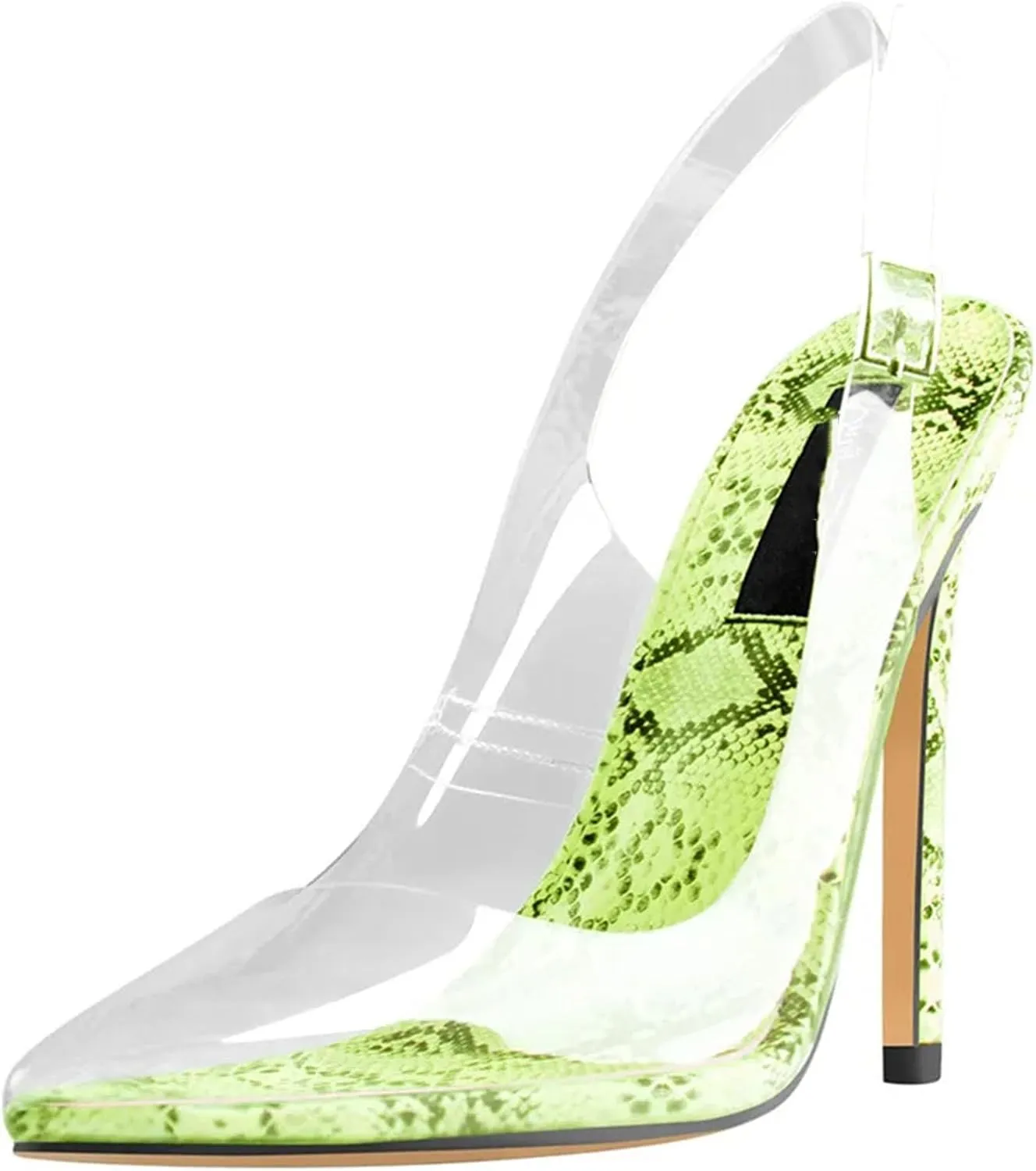 Women's Iridescent Pumps - 12cm Pointed Toe Party Stilettos
