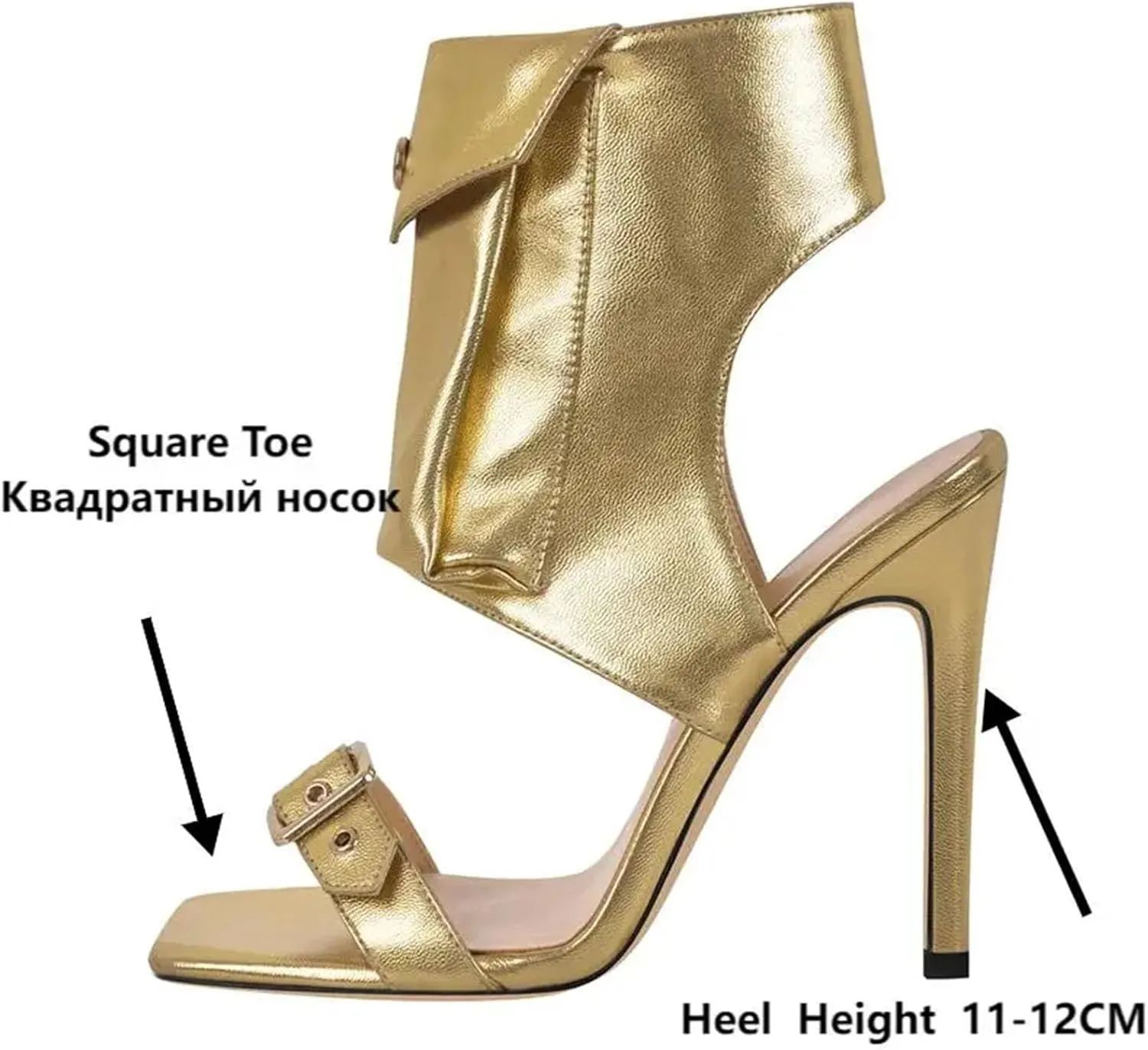 Women's Lace-Up Gladiator Sandals - Satin Knot Party Stiletto Heels