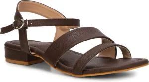 Women's Low Block Heeled Sandals | Comfortable Open Toe Strappy Fashion Sandal with Adjustable Ankle Strap for Casual, Party & Office