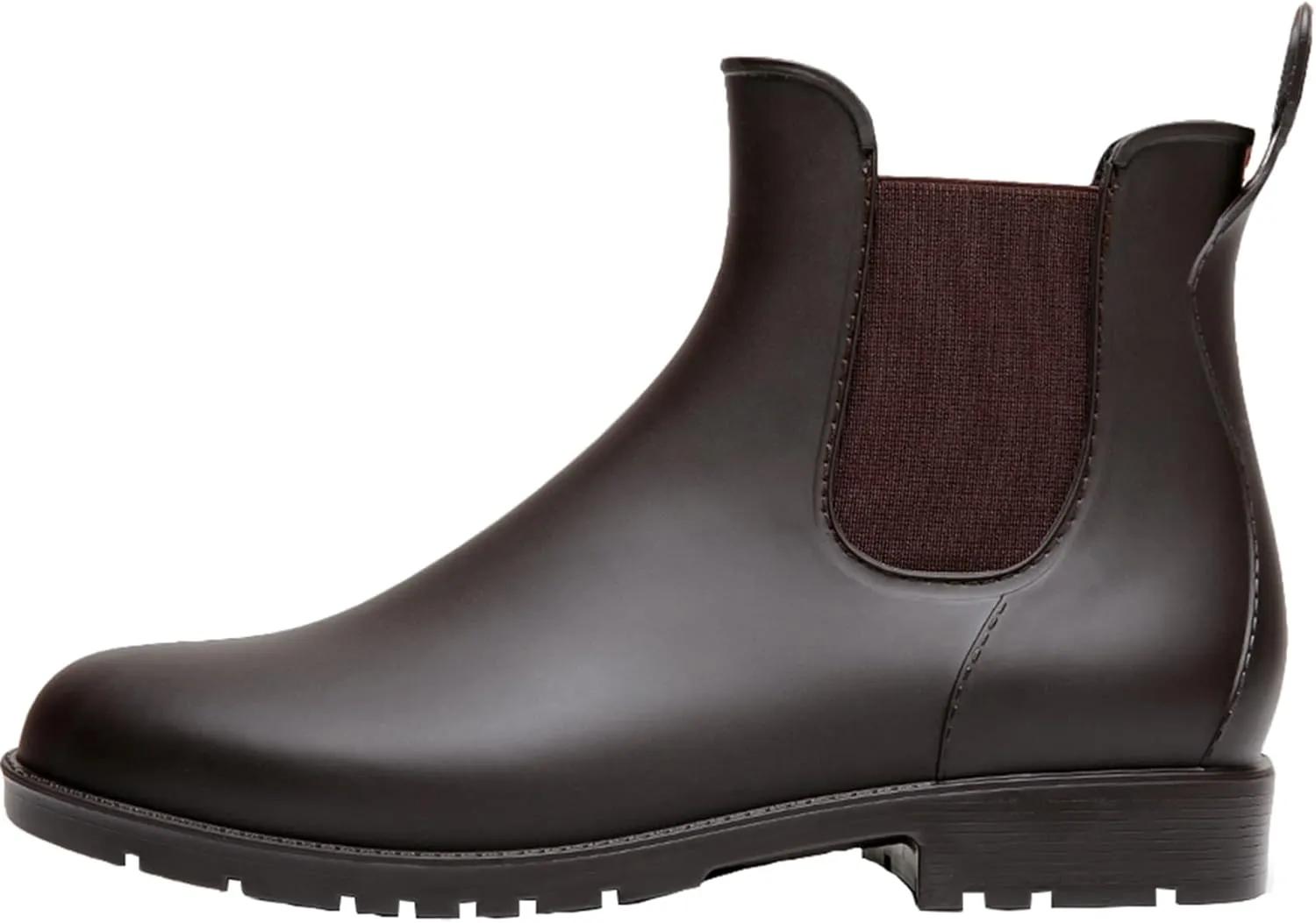 Women's Short Rain Boots Waterproof Anti Slip Rubber Ankle Chelsea Booties