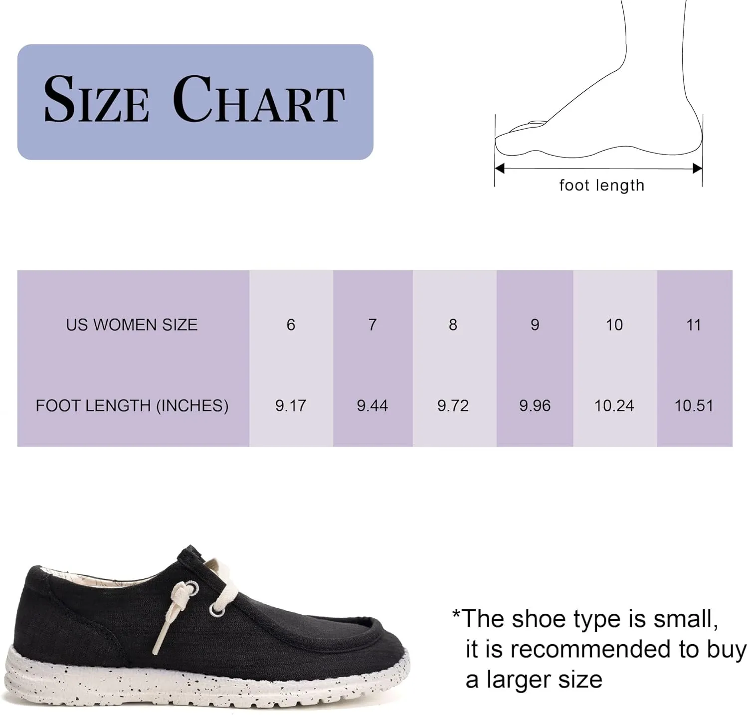 Women's Slip On Canvas Loafers - Breathable Low Top Casual Sneakers for Walking, Outdoor & Travel - Anti-Slip Comfort Shoes with Lightweight EVA Sole