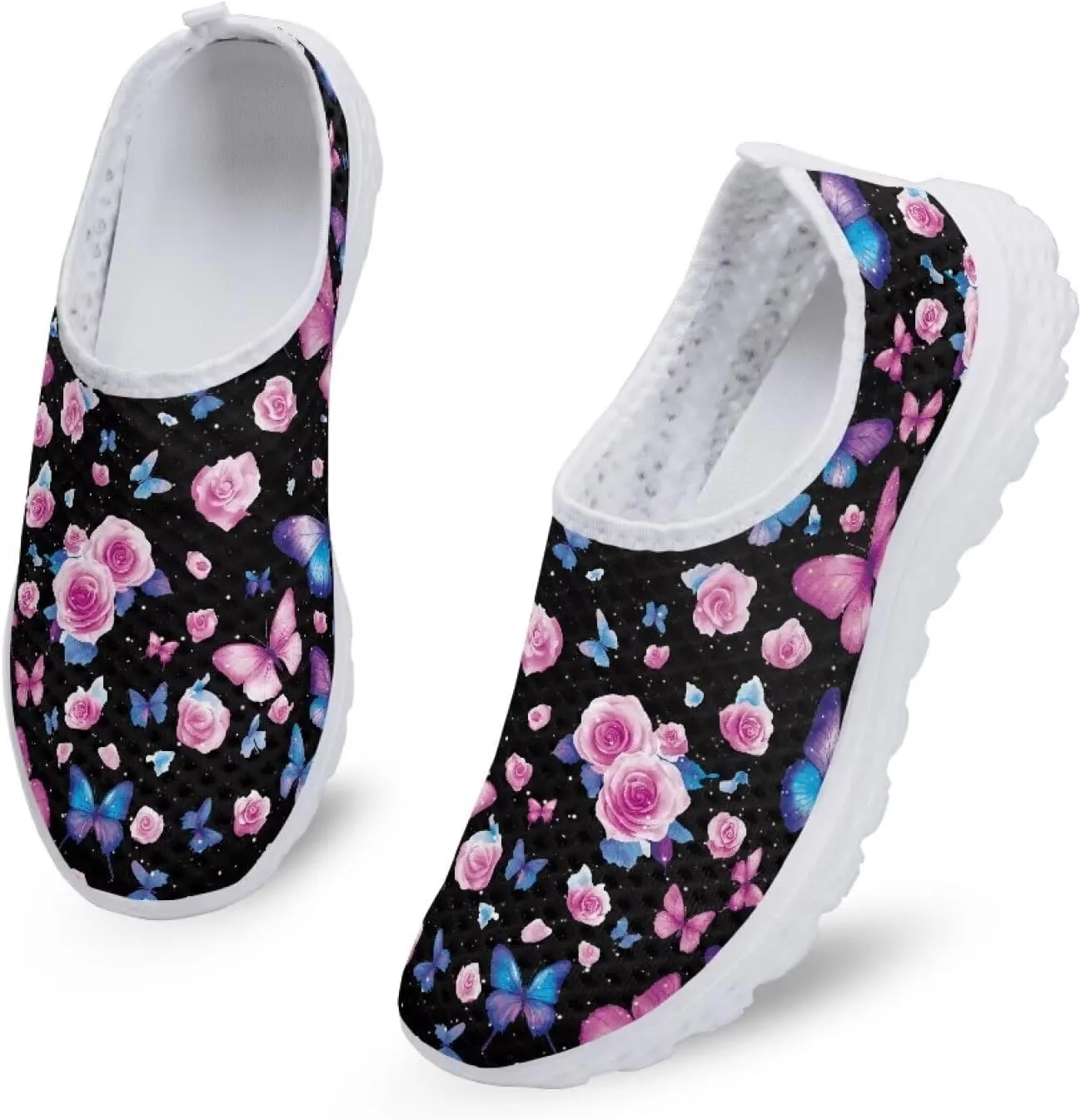 Womens Slip On Sneakers Women Walking Tennis Shoes Lightweight Casual Sneakers for Gym Travel Work Pregnant