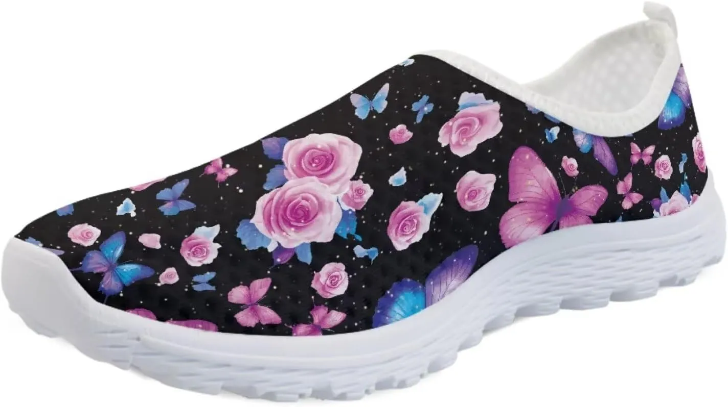 Womens Slip On Sneakers Women Walking Tennis Shoes Lightweight Casual Sneakers for Gym Travel Work Pregnant