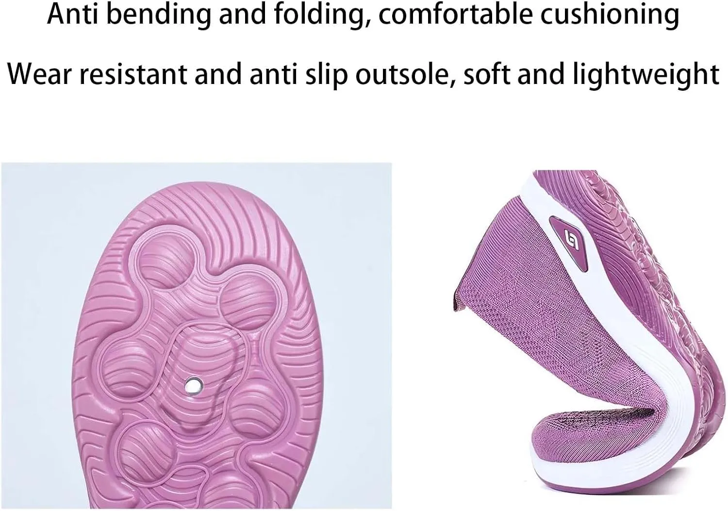 Women's Woven Orthopedic Breathable Soft Shoes Arch Support, Anti-Skid Sports Shoes