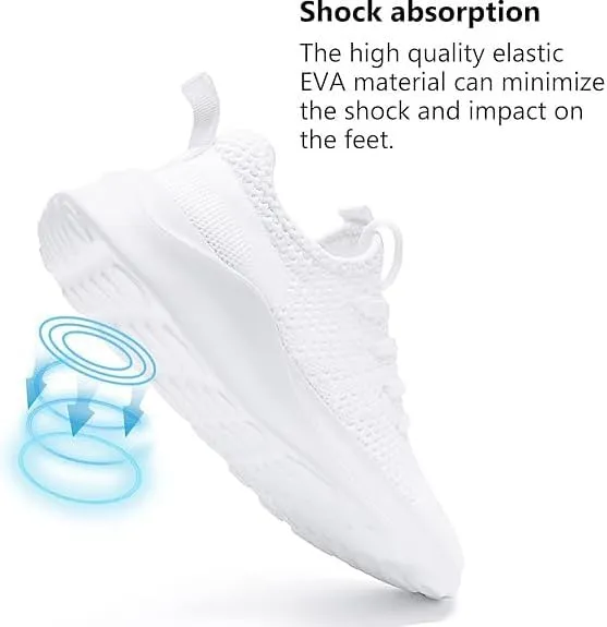 WYGRQBN Women's Walking Shoes Lightweight Tennis Fashion Sneakers Sports Workout Gym Shoes for Running