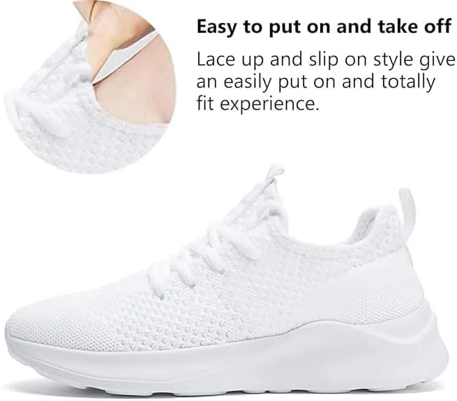 WYGRQBN Women's Walking Shoes Lightweight Tennis Fashion Sneakers Sports Workout Gym Shoes for Running