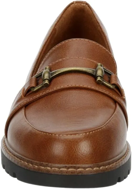 XAPPEAL Nellie - Women's Chunky Lug Sole Two-Tone Penny Loafers