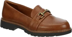 XAPPEAL Nellie - Women's Chunky Lug Sole Two-Tone Penny Loafers