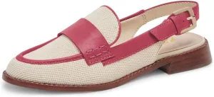 YDN Women Buckle Slingback Pumps Slip On Loafers Block Low Heels Closed Round Toe Dressy Shoes Office Size 4-16 US
