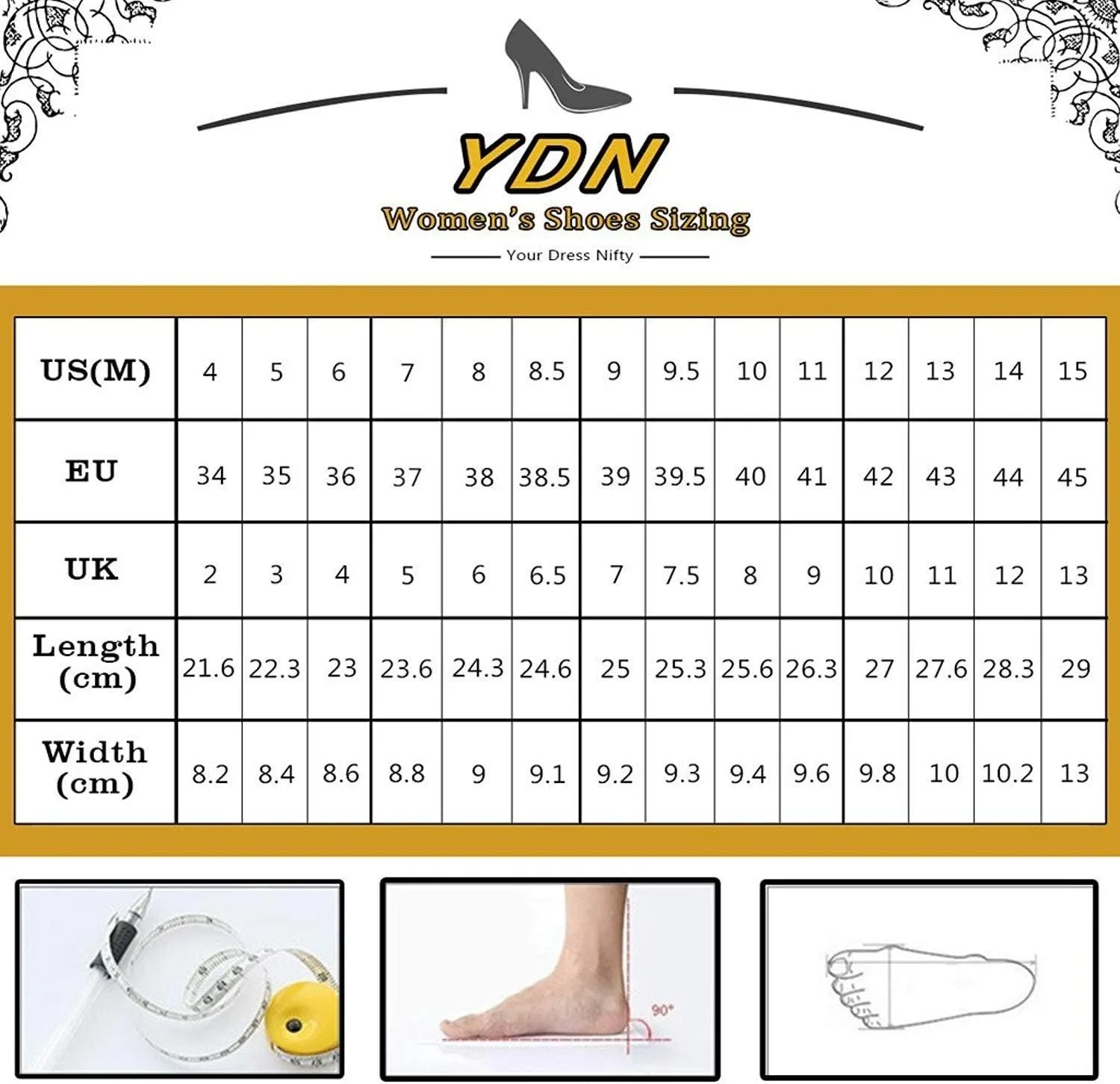 YDN Women Chic Closed Toe Ballet Flats Metal Chain Slip On Pumps Loafers Soft Walking Shoes