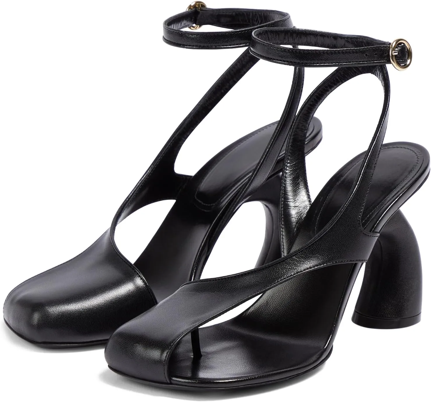 Yishaweiqi Women's Bridal Heeled Sandals Square Toe High Heels Ankle Strap Buckle Dress Pumps
