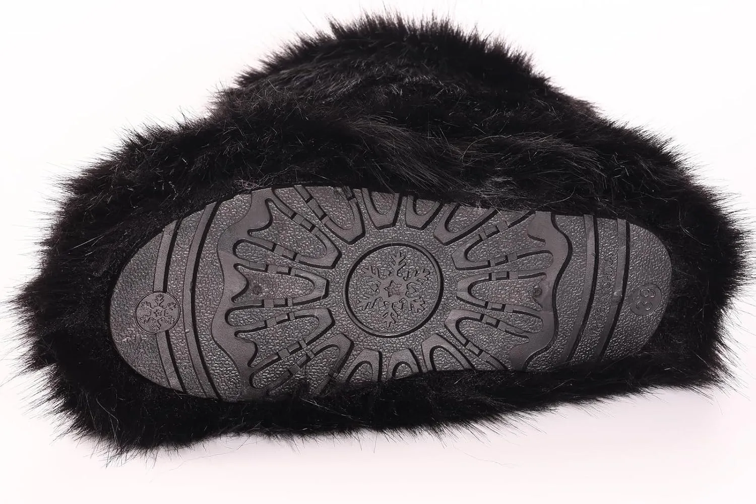 YXCFEWD Fur Boots for Women Winter Fluffy Furry Boots for Girls Flat Heel Snow Boots
