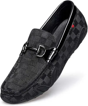 ZRO Men's Milan Street Loafers Light Luxury Driving Shoes top Layer Cowhide Fashionable and Comfortable Penny Loafers