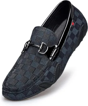 ZRO Men's Milan Street Loafers Light Luxury Driving Shoes top Layer Cowhide Fashionable and Comfortable Penny Loafers